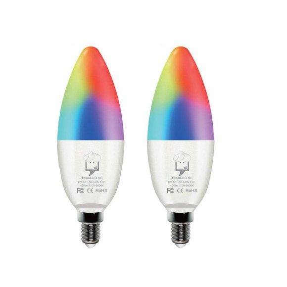 Genie Smart LED Candelabra Bulb E12 Works Google - Picture 1 of 8